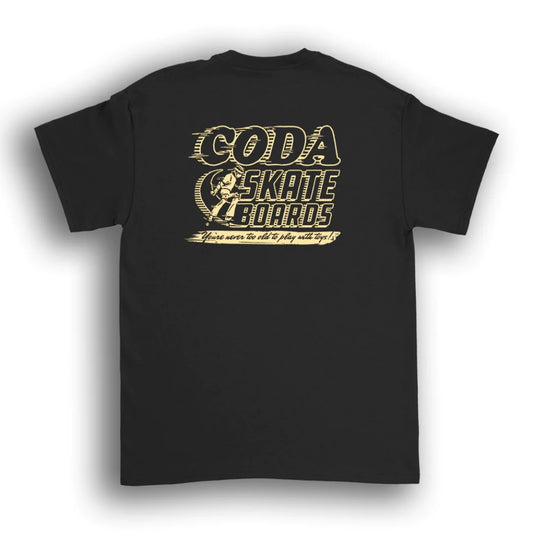 Coda Skateboards Toy Store Logo Tee