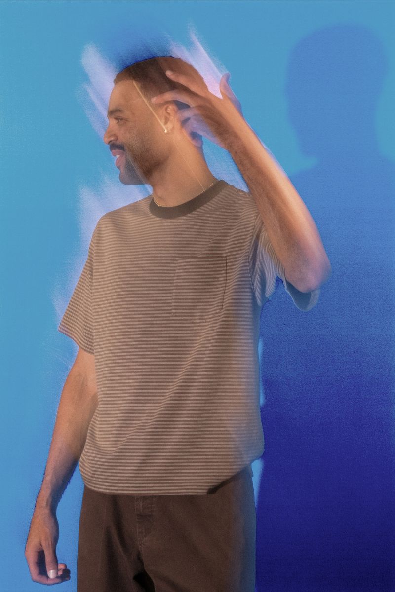 Quasi ISO Striped Pocket Tee