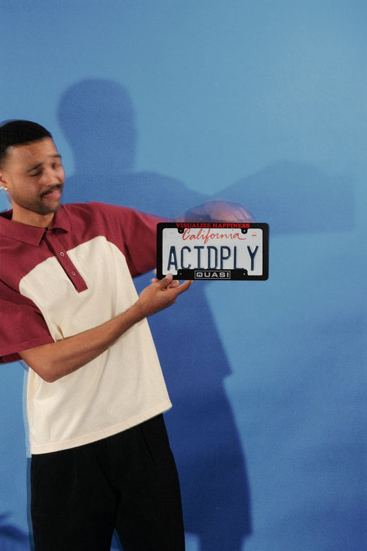 Quasi “Happiness License Plate”