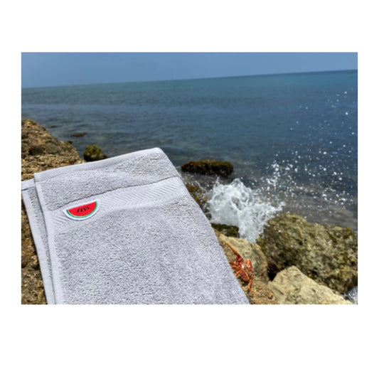Watermelonism Grey Hand Towel