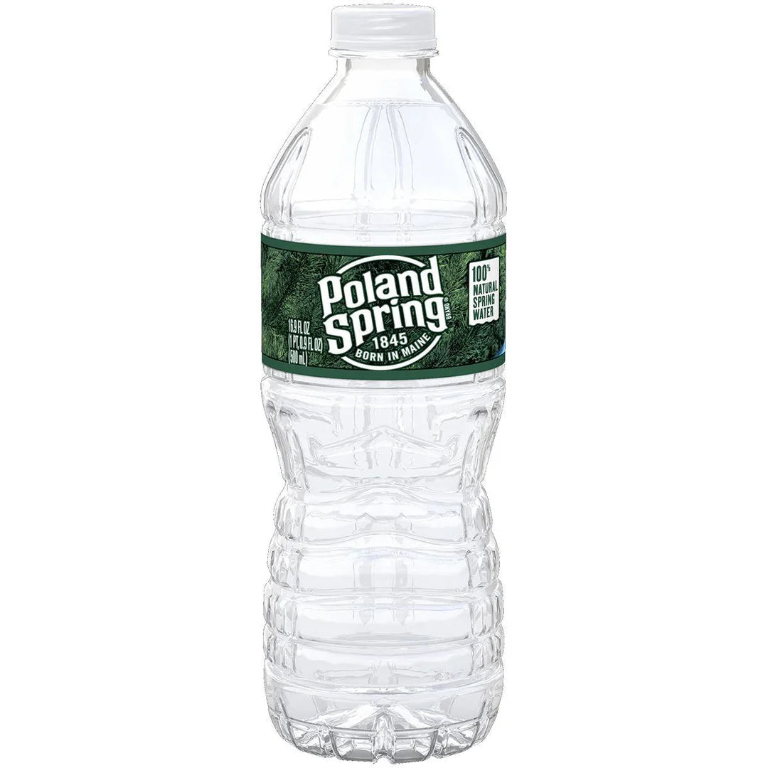 Poland Spring 100% Natural Spring Water Bottle