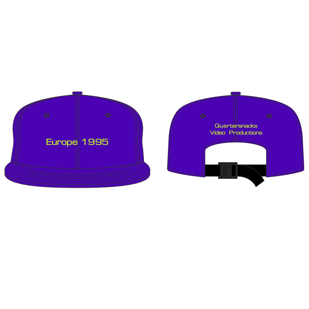 Quarter Snacks Europe 1995 Nylon Cap