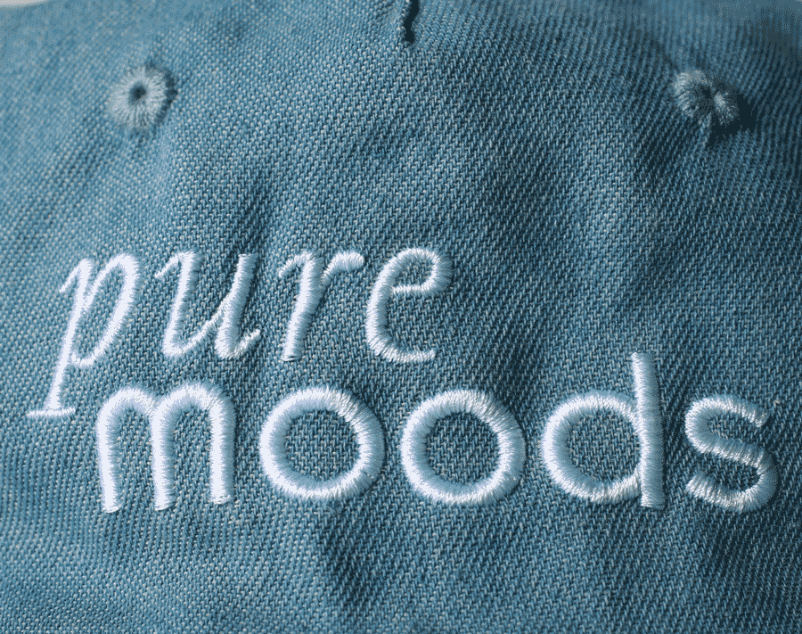 Theories Pure Moods Denim Strapback Hat