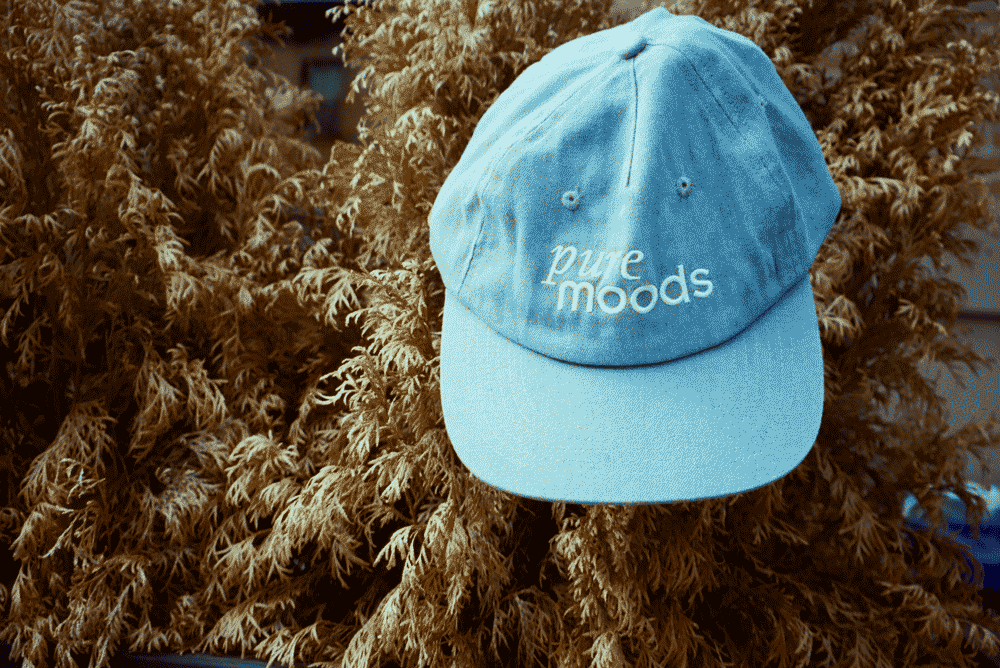 Theories Pure Moods Denim Strapback Hat