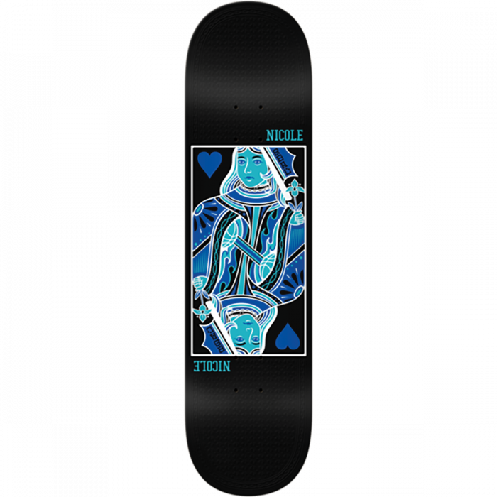 REAL HAUSE QUEEN OF HEARTS DECK-8.25 BLACK