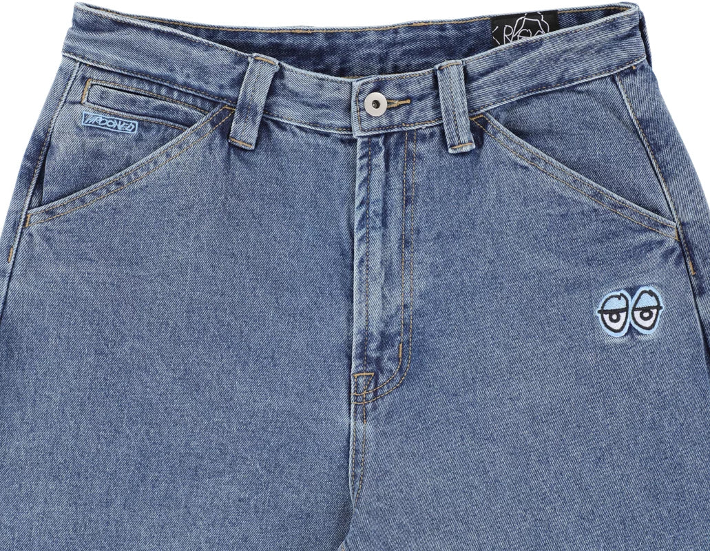 KROOKED EYES DENIM TWILL JEANS