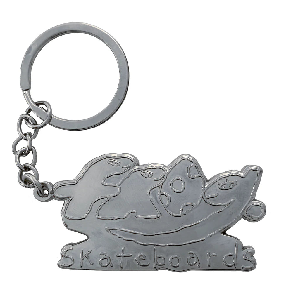 Dino Logo Keychain (Silver)
Frog Skateboards