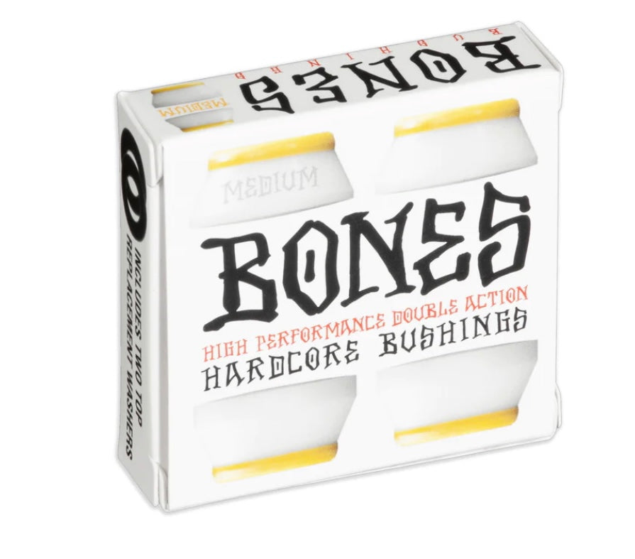 Bones Hardcore Medium 91A White / Yellow