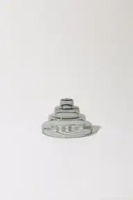 Glass Meso Incense Holder - Gray