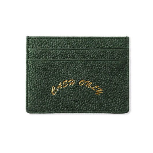 Cash Only Leather Card Holder