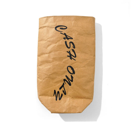 Cash Only Tyvek Brown Paper Bag