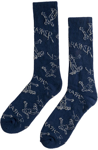 THRASHER GONZ LOGO CREW SOCKS