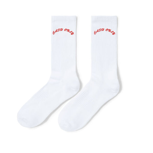 Cash Only Logo Crew Socks