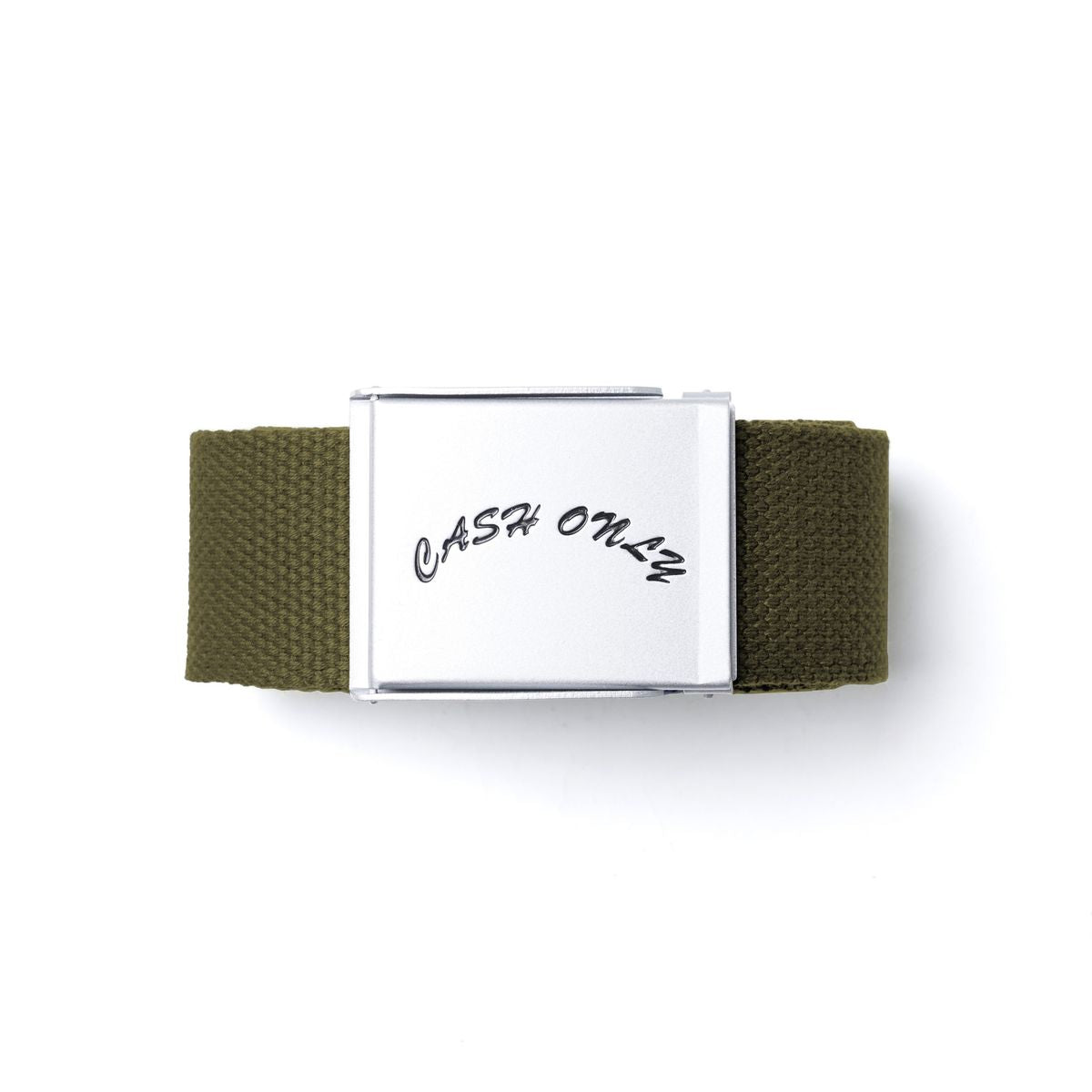 Cash Only Logo Web Belt