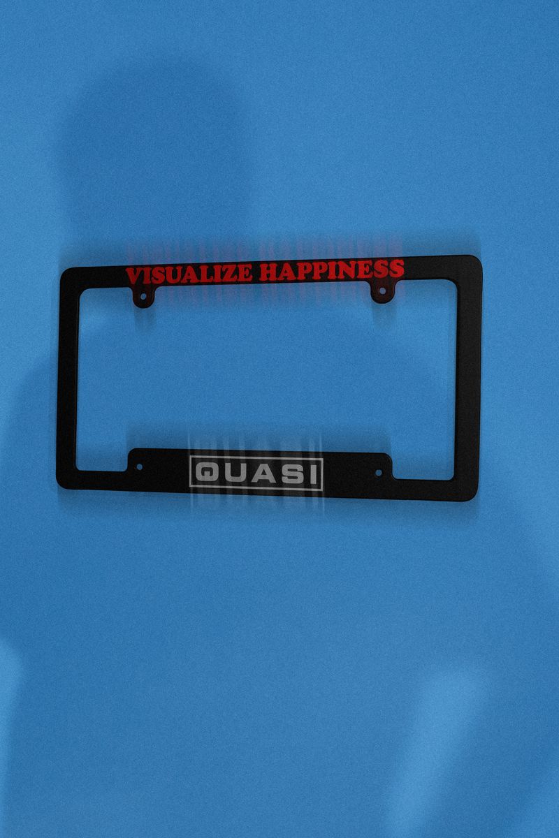 Quasi “Happiness License Plate”