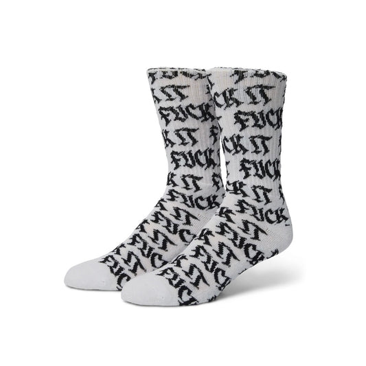 Huf FUCK IT OLD STYLE CREW SOCK