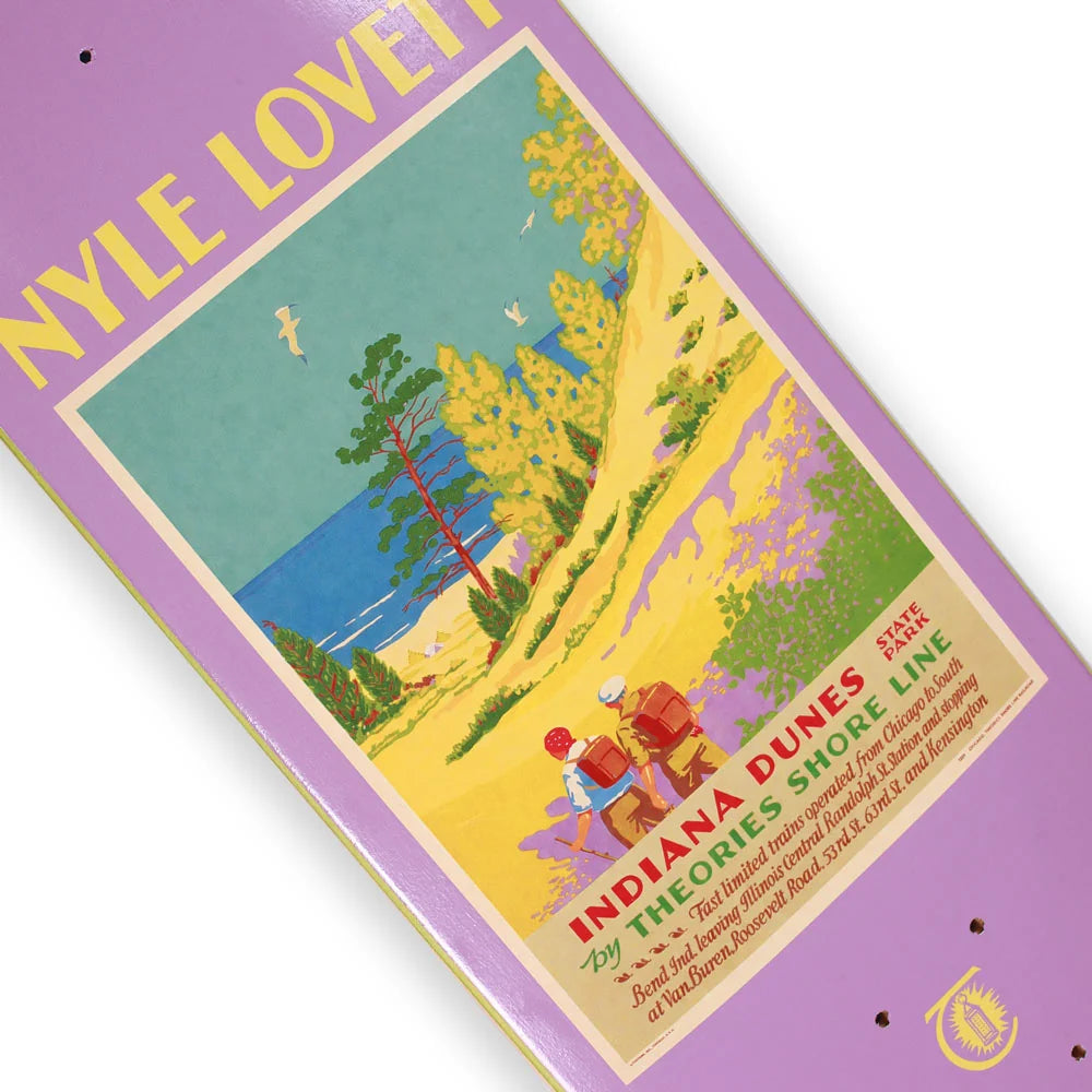Theories Nyle Lovett Dunes Skateboard Deck 8.75