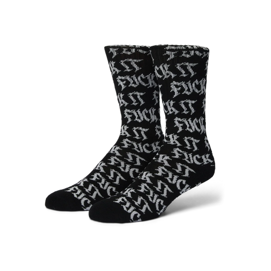 Huf FUCK IT OLD STYLE CREW SOCK