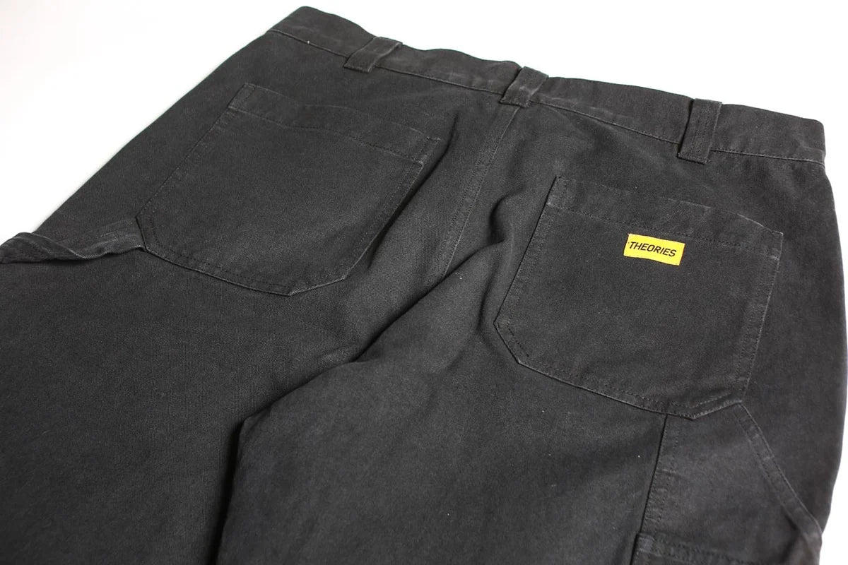 Theories PIANO TRAP 2 Carpenter Pant Washed Black