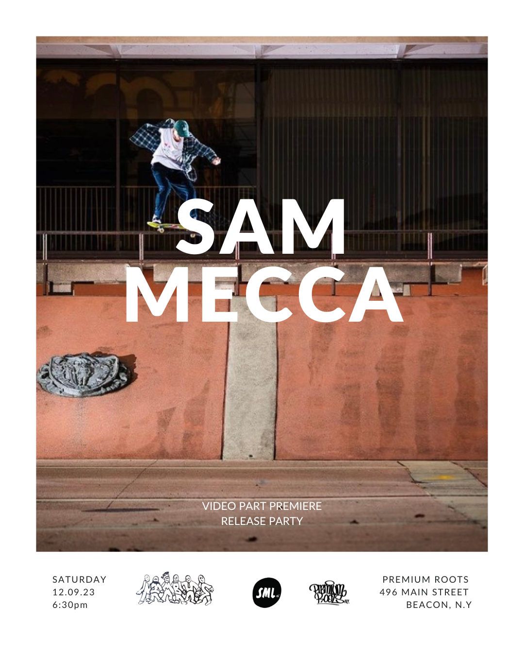 Limited Edition “ SAM MECCA x NIMBUS SKATEBOARDS “ Poster