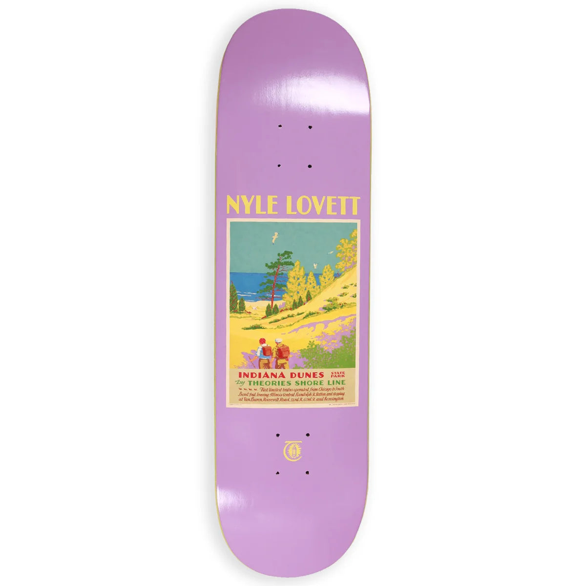 Theories Nyle Lovett Dunes Skateboard Deck 8.75