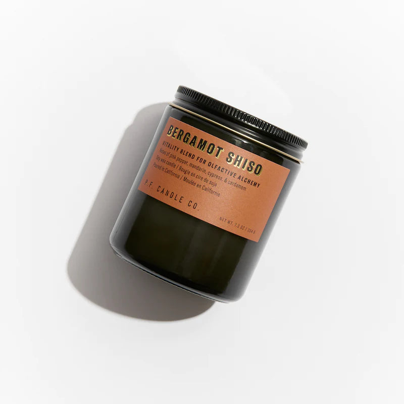 PF Candle Co. Bergamot Shiso– 7.2 oz Soy Candle
