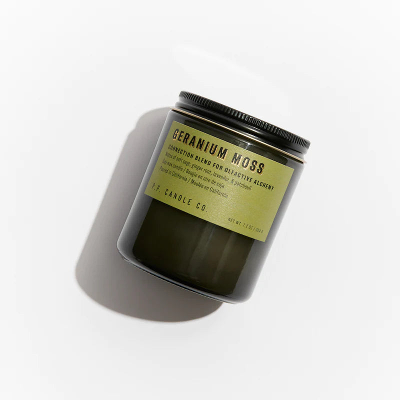 PF Candle Co. Geranium Moss– 7.2 oz Soy Candle
