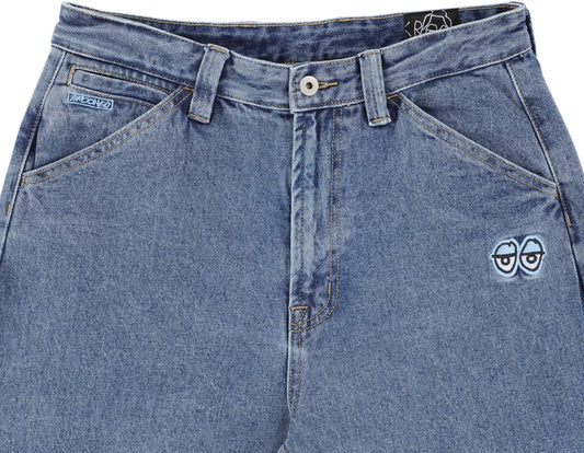 KROOKED EYES DENIM TWILL JEANS