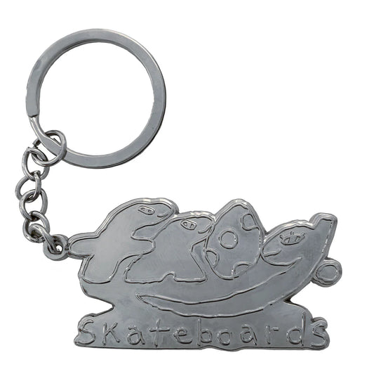 Dino Logo Keychain (Silver)
Frog Skateboards