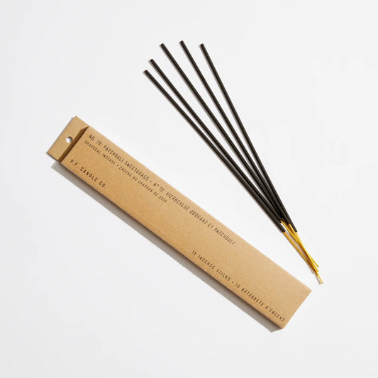 P.F. Candle Co. Patchouli Sweetgrass– Incense Sticks